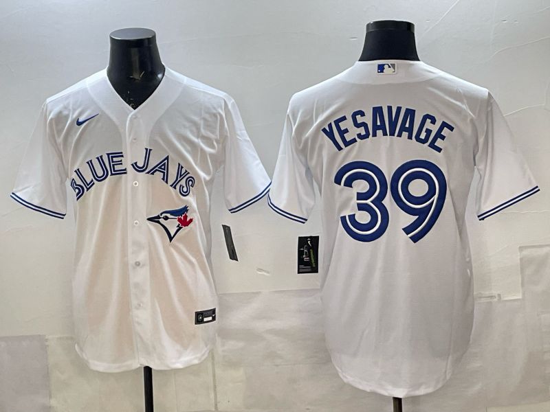Men 2025 Toronto Blue Jays #39 Yeaavage White Game Nike MLB Jersey style 01->toronto blue jays->MLB Jersey